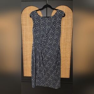 A line Boat neck dress